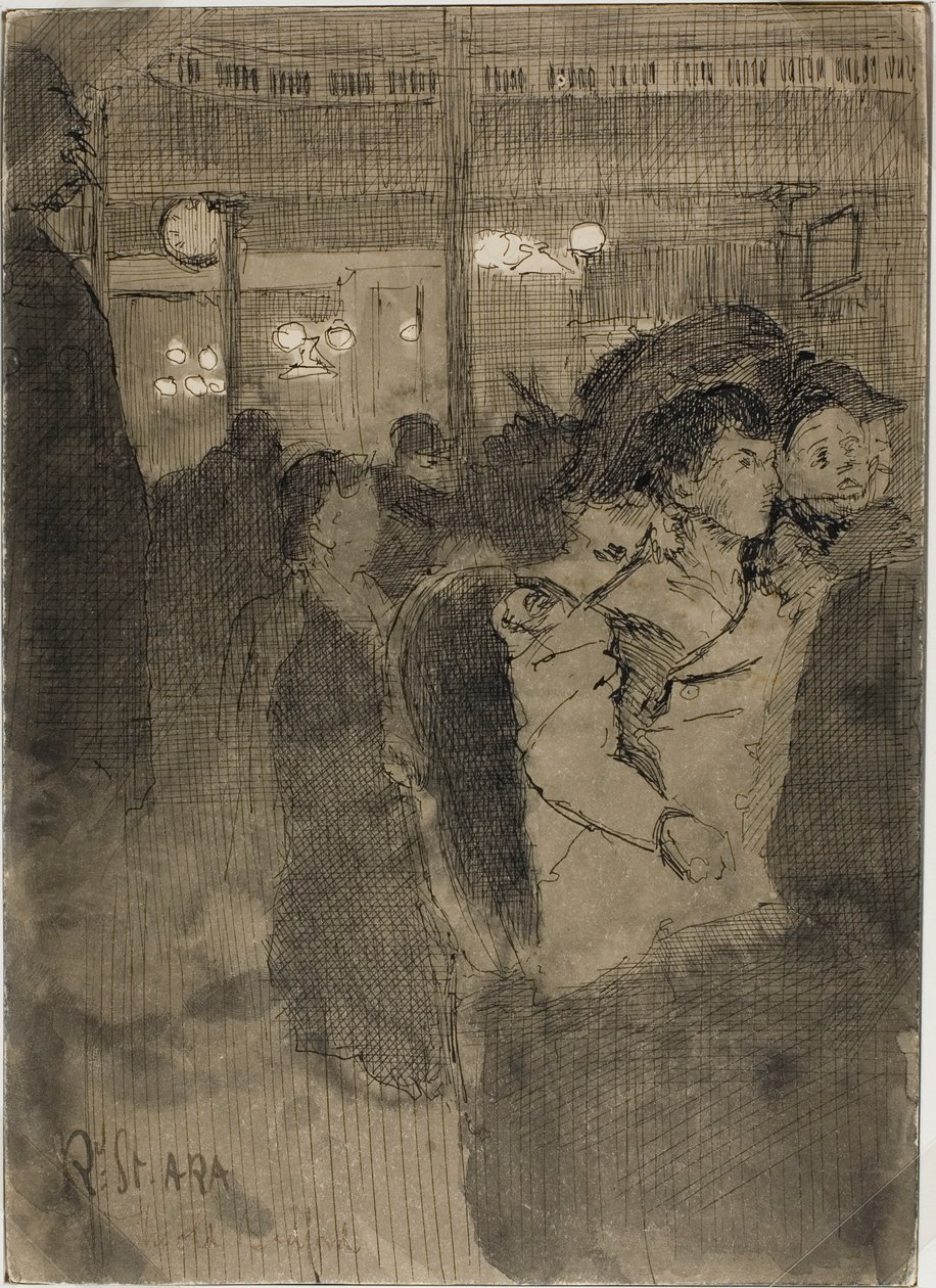 The Old Bedford (recto); The Gallery of the Old Bedford (verze) od Walter Richard Sickert