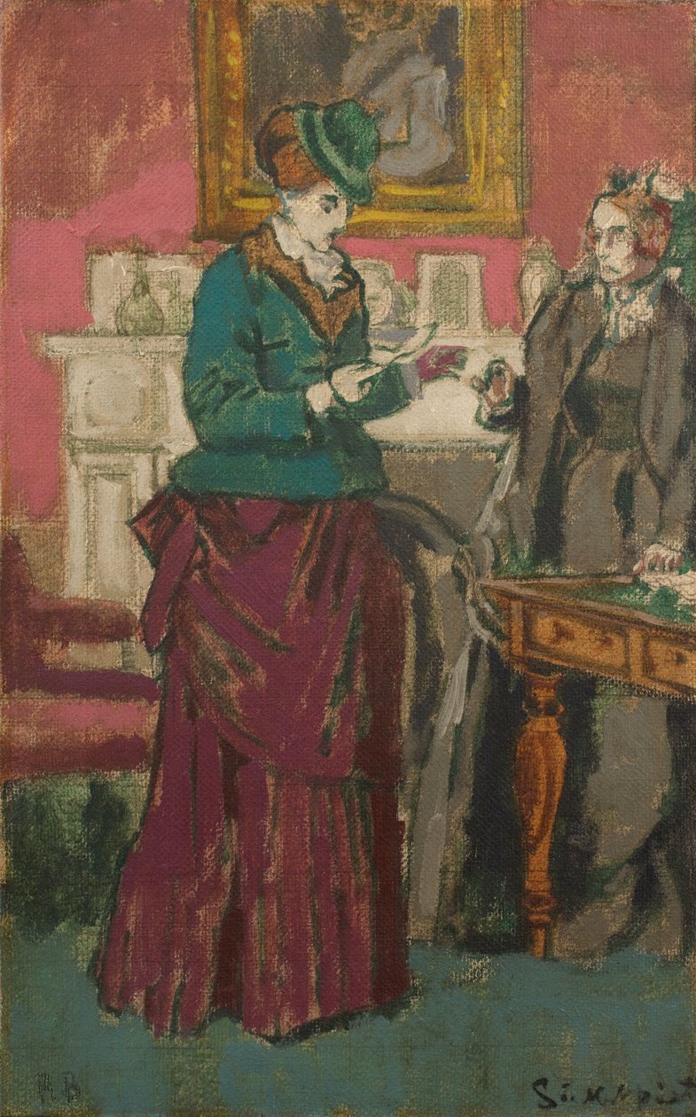 Návrh [podle Roberta Barnese], asi 1931-32 (olej na plátně) od Walter Richard Sickert