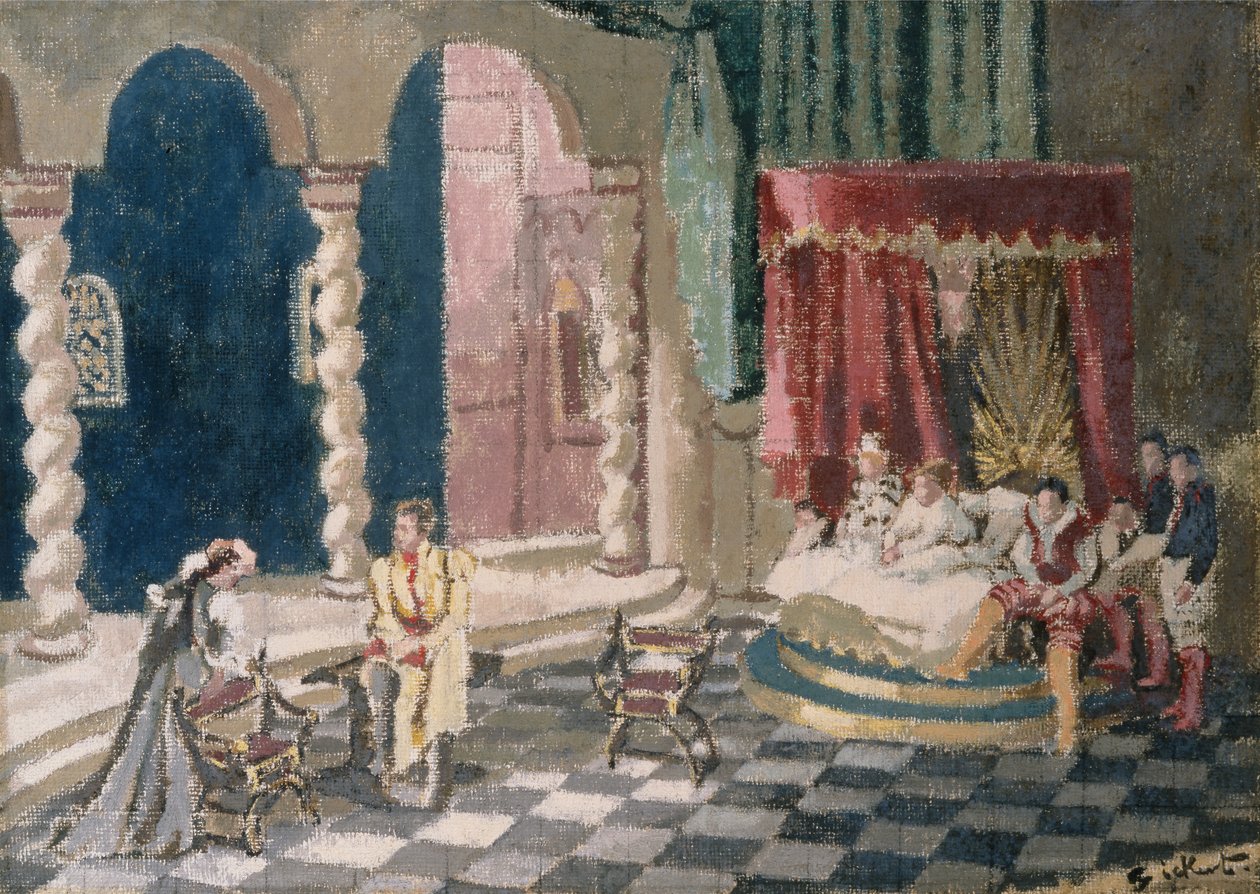 Zkrocení zlé ženy (olej na plátně) od Walter Richard Sickert