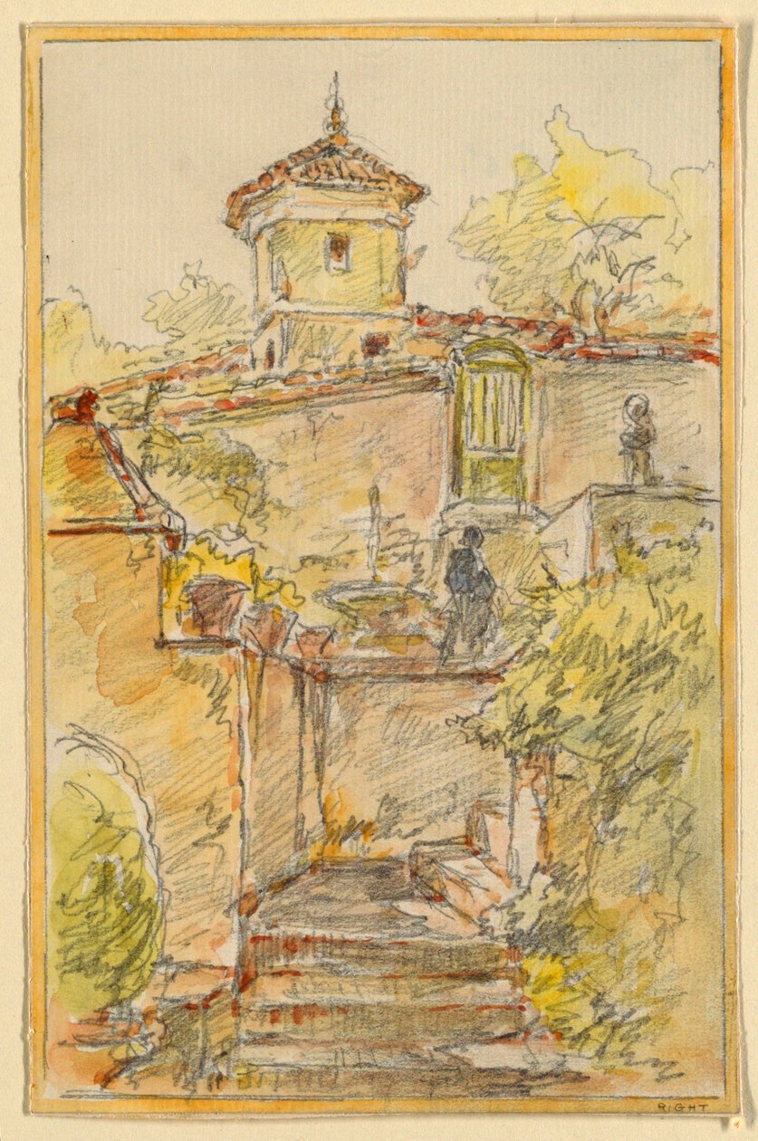 Schodiště od Walter Shirlaw