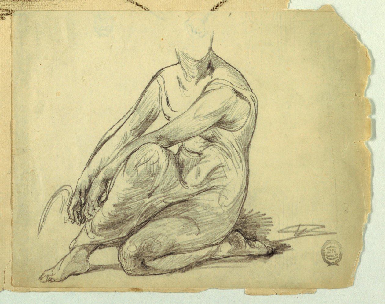 Klečící žena od Walter Shirlaw