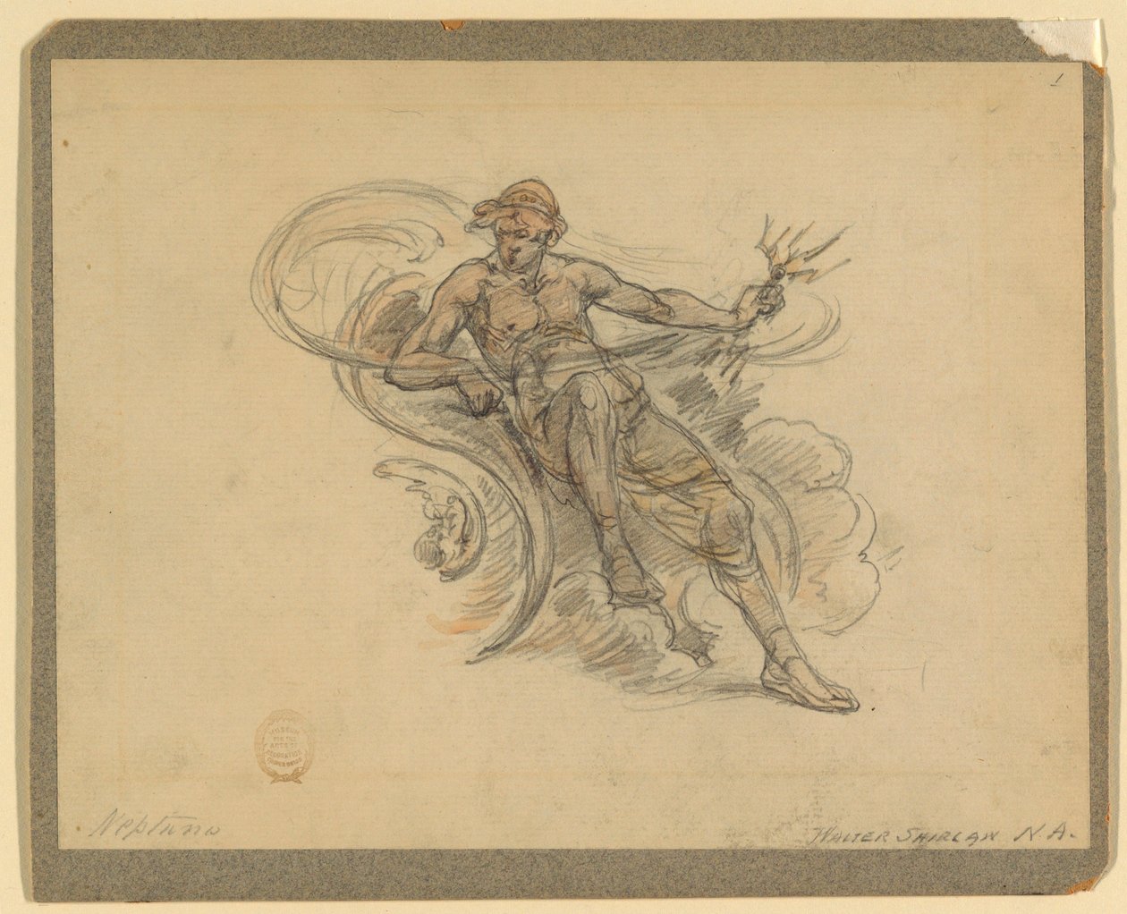 Neptune od Walter Shirlaw