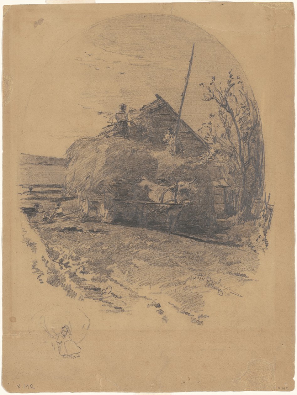 hlasování [recto] od Walter Shirlaw