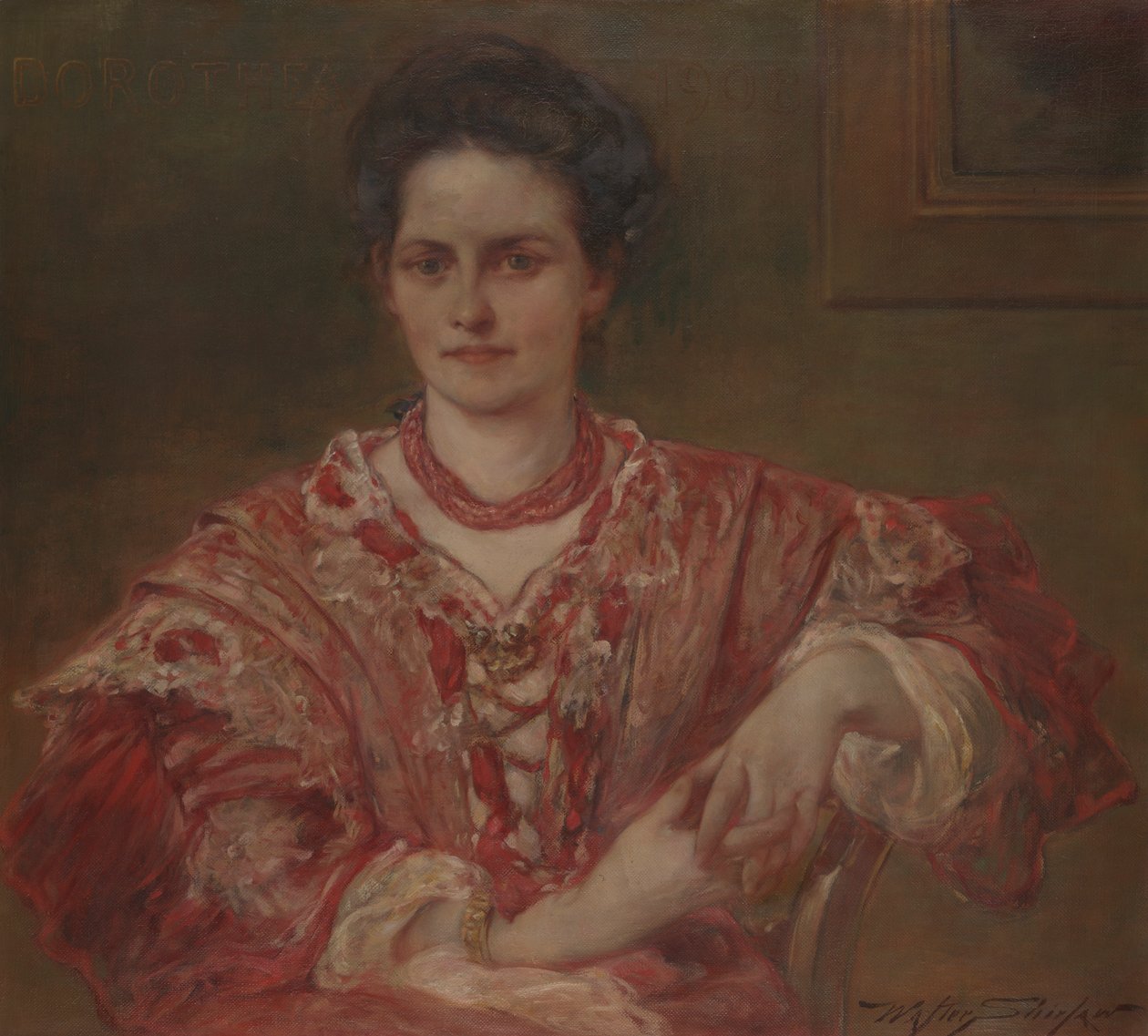 Portrét Dorothey A. Dreierové (1870 od Walter Shirlaw