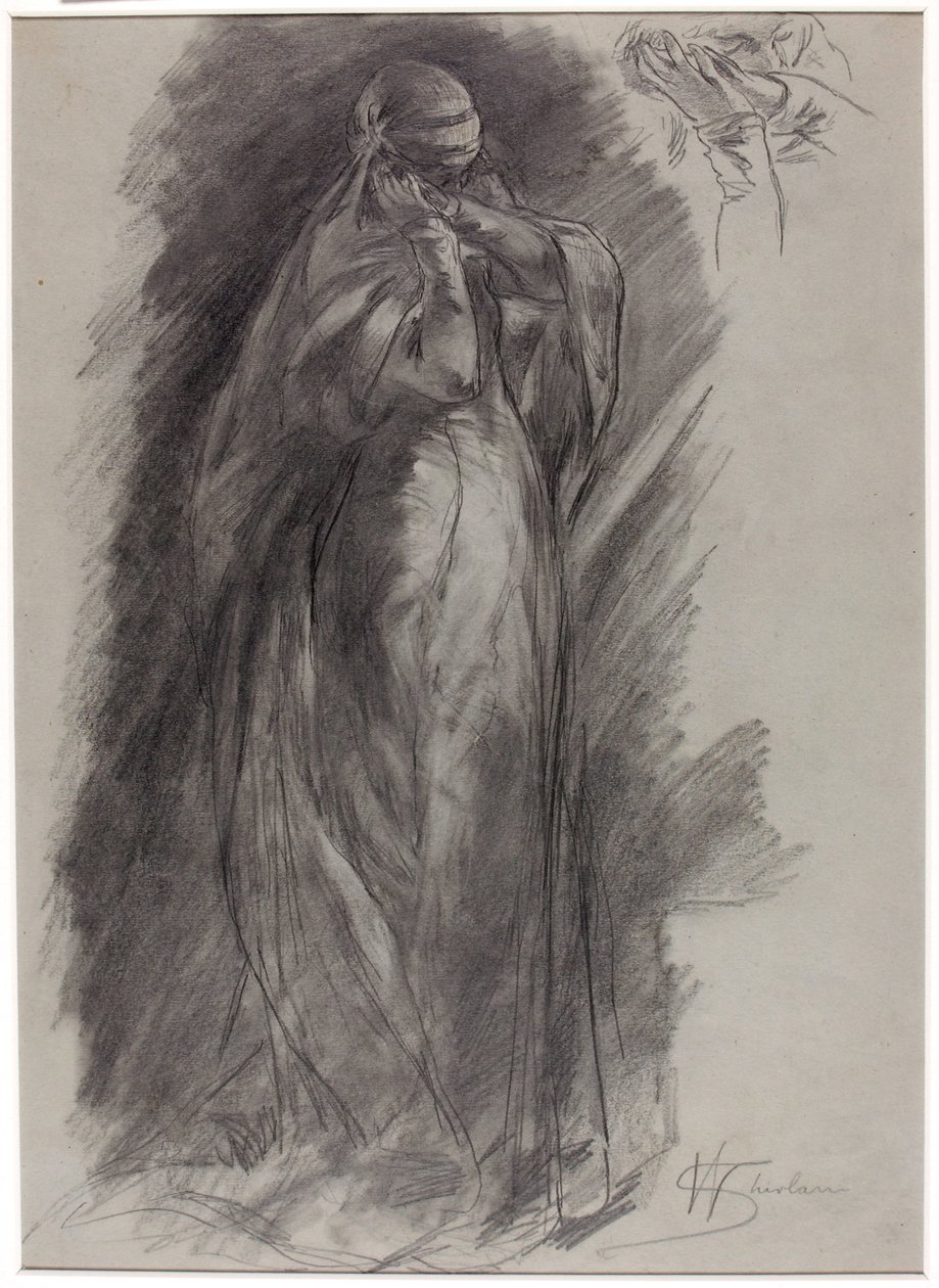 Stojící postava od Walter Shirlaw