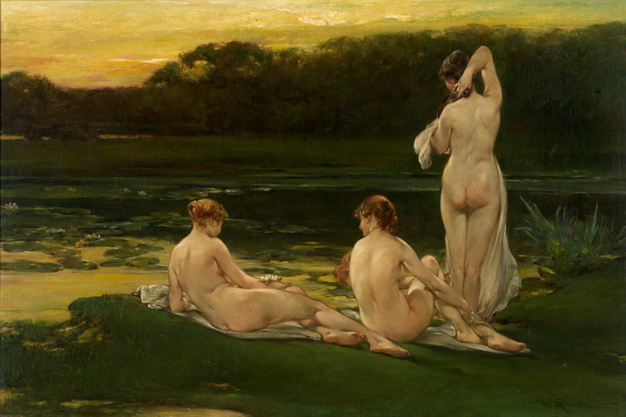 Lekníny, před rokem 1889. od Walter Shirlaw