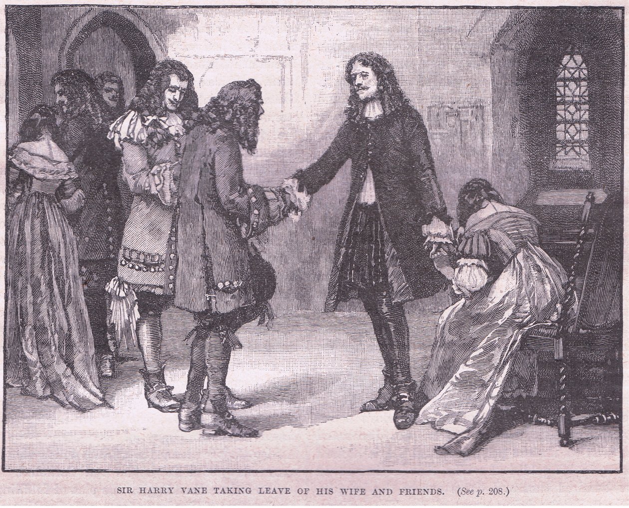 Sir Henry Vane se rozchází se svou ženou a přáteli od Walter Stanley Paget