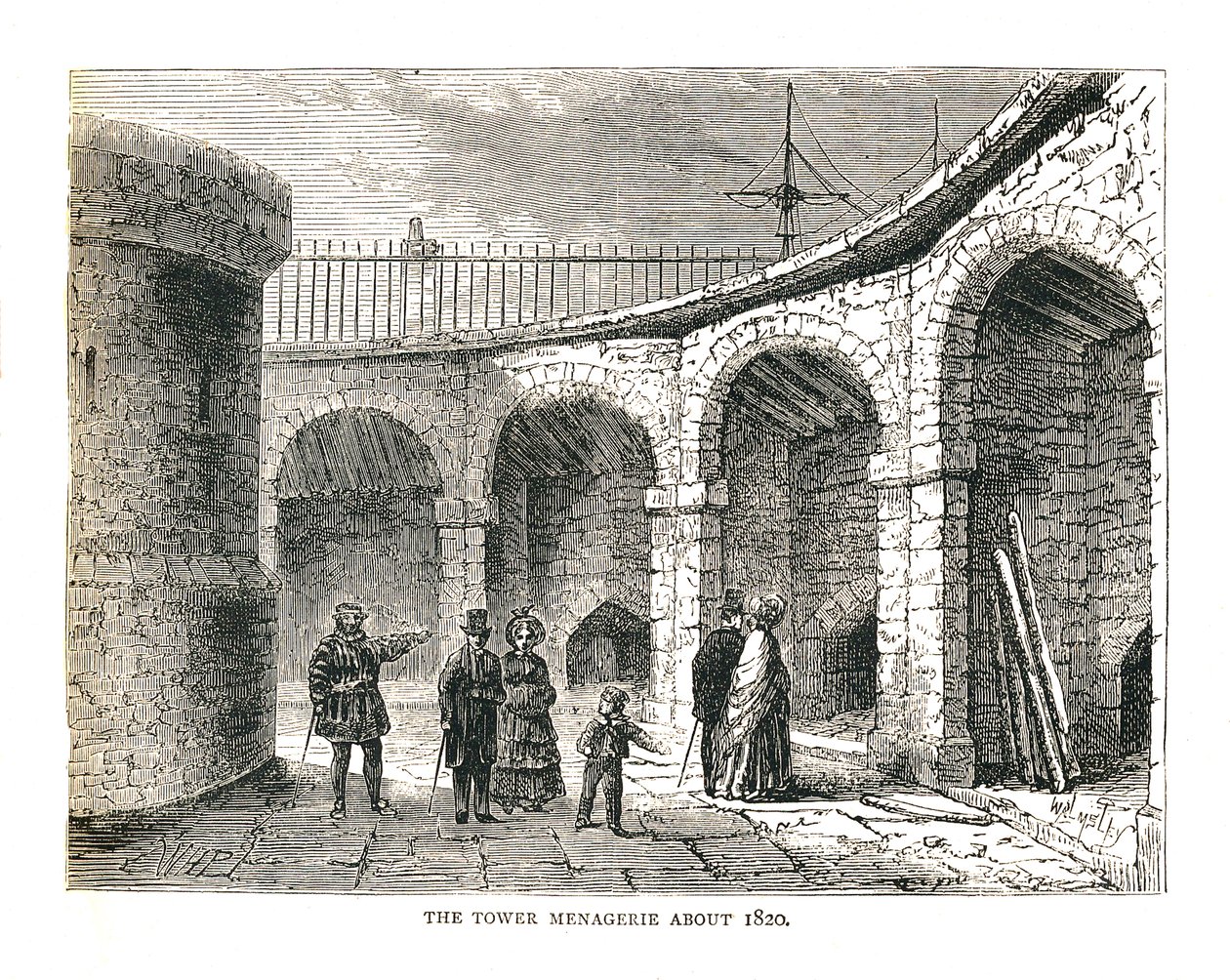 Tower Managerie, 1878 od Walter Thornbury