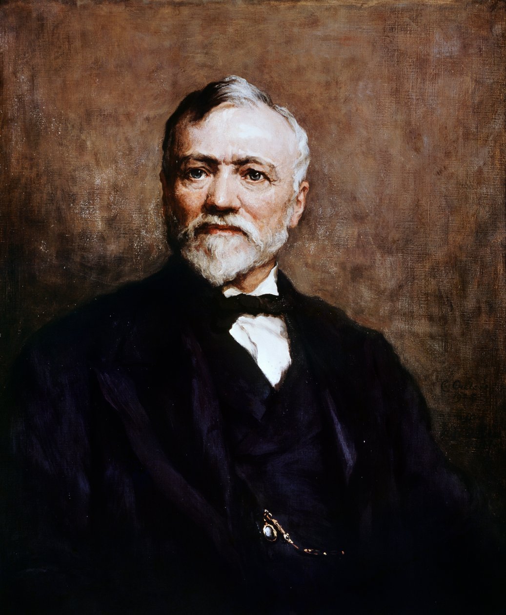 Portrét Andrewa Carnegieho (1835-1919), britského amerického podnikatele a filantropa, obraz od Waltera Williama Oulesse (1848-1924) od Walter William Ouless