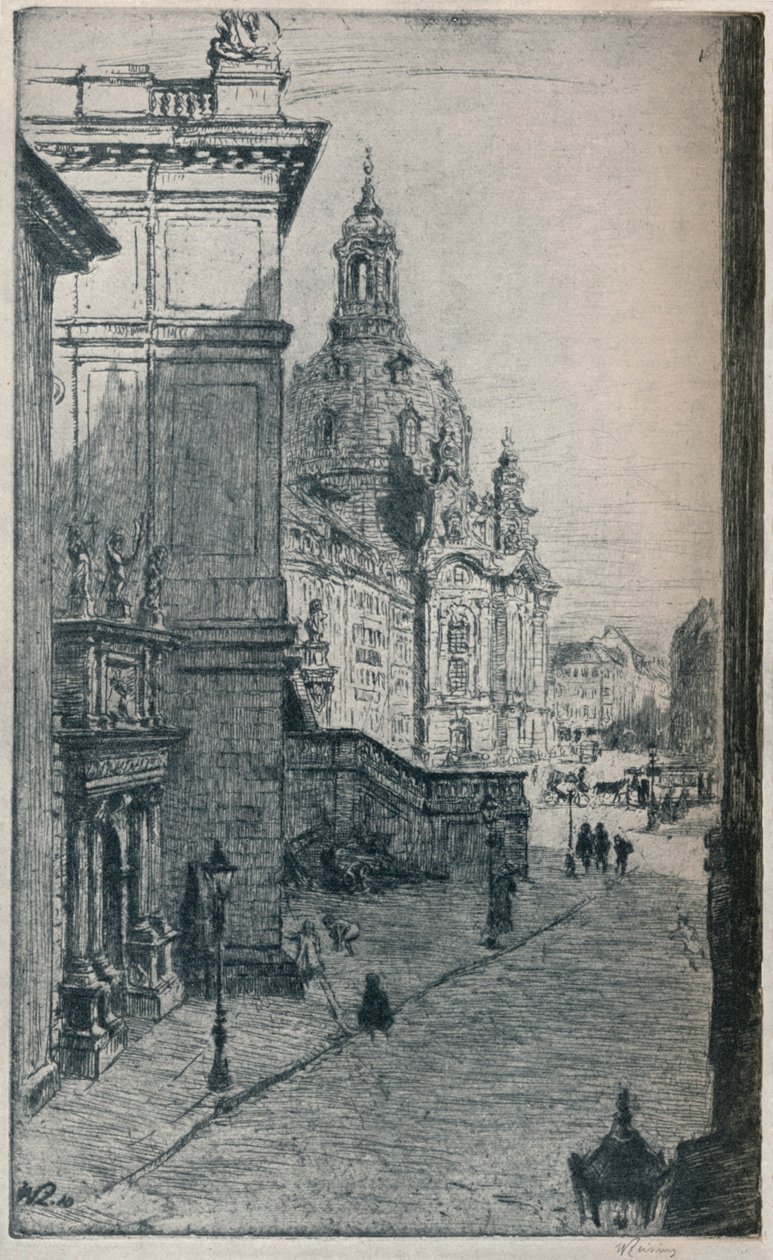 Judenhof, Drážďany, c1913 od Walter Zeising