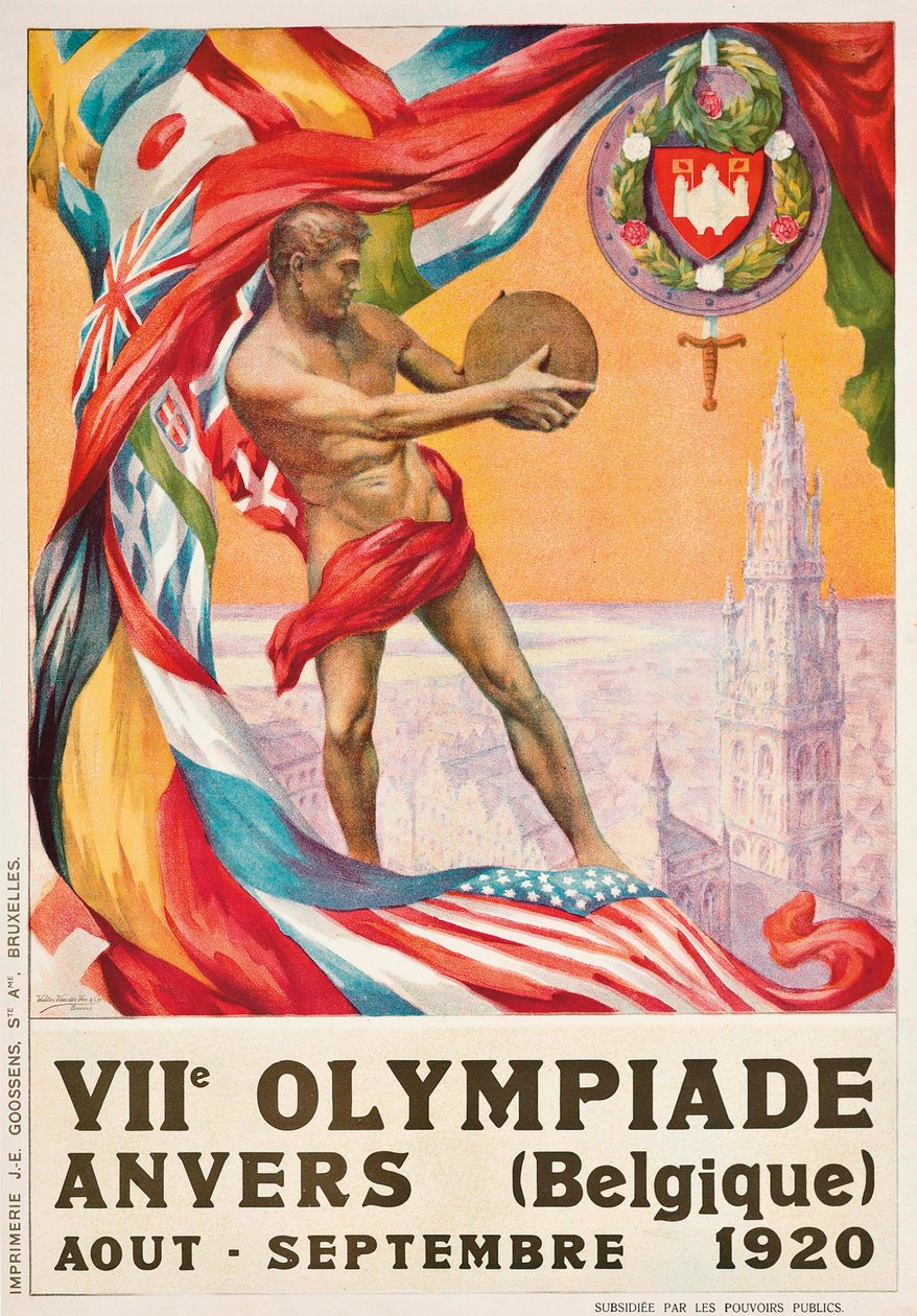 Letní olympijské hry 1920 v Antverpách, 1920. od Walter van der Ven