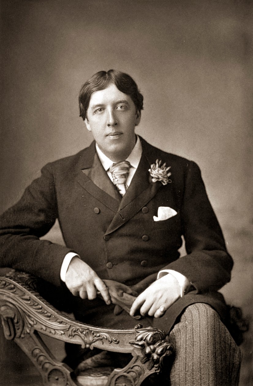 Oscar WiIde, irský spisovatel, vtip a dramatik, c1890 od WandD Downey