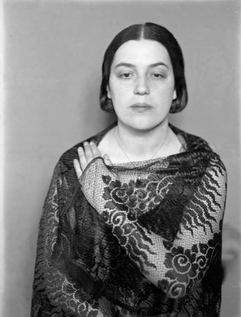 Portrét Anity Pittoni, asi 1933 (čb fotografie) od Wanda Wulz