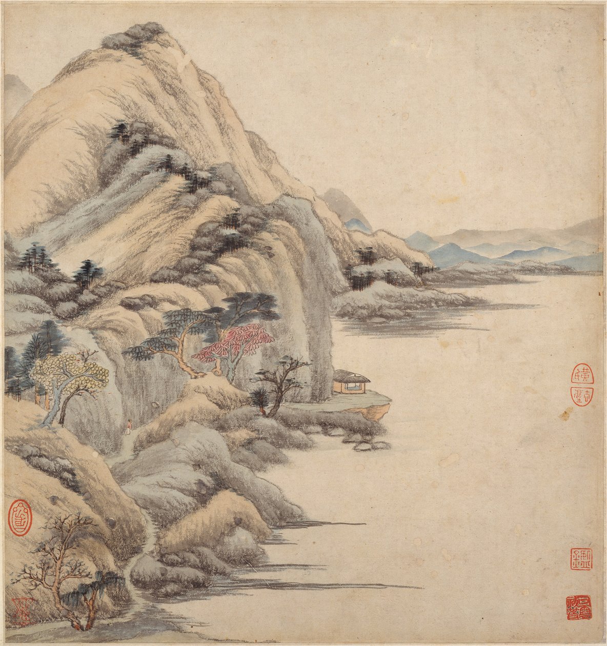 Krajiny ve stylu starých mistrů, 17. století. od Wang Jian