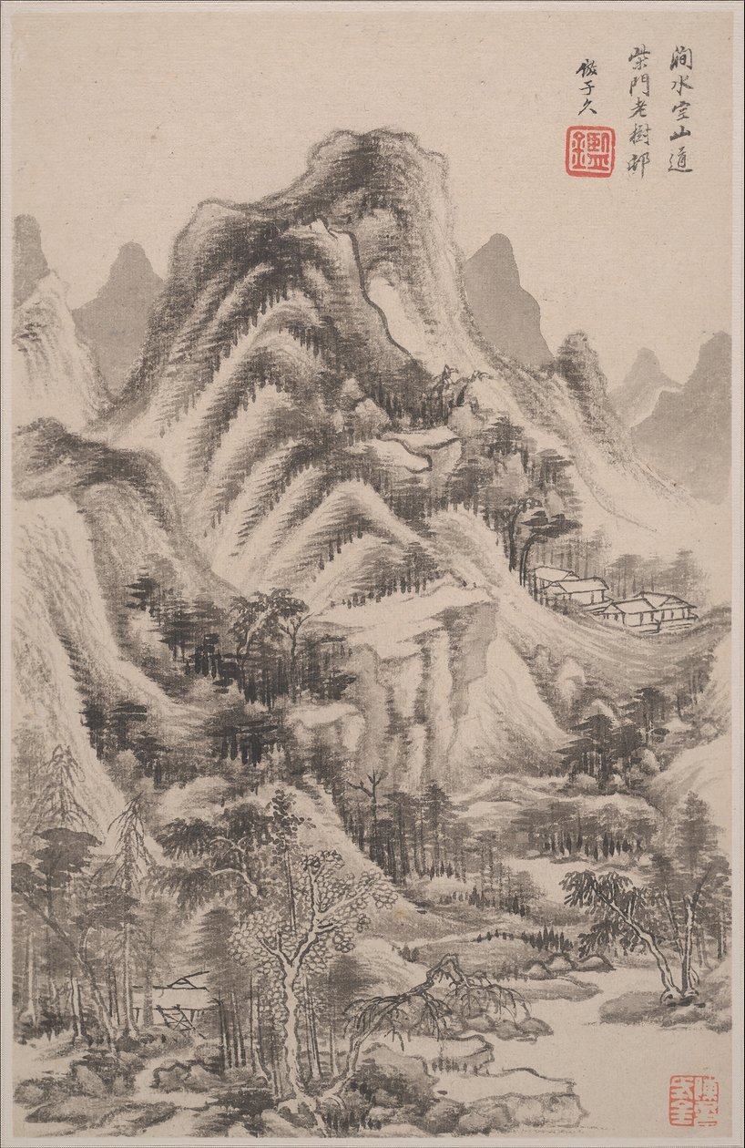 Krajiny ve stylu starých mistrů z roku 1668. od Wang Jian