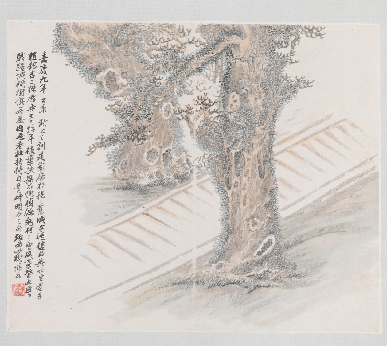 Deset lokalit spojených s Ruan Yuan, z roku 1883. od Wang Jun
