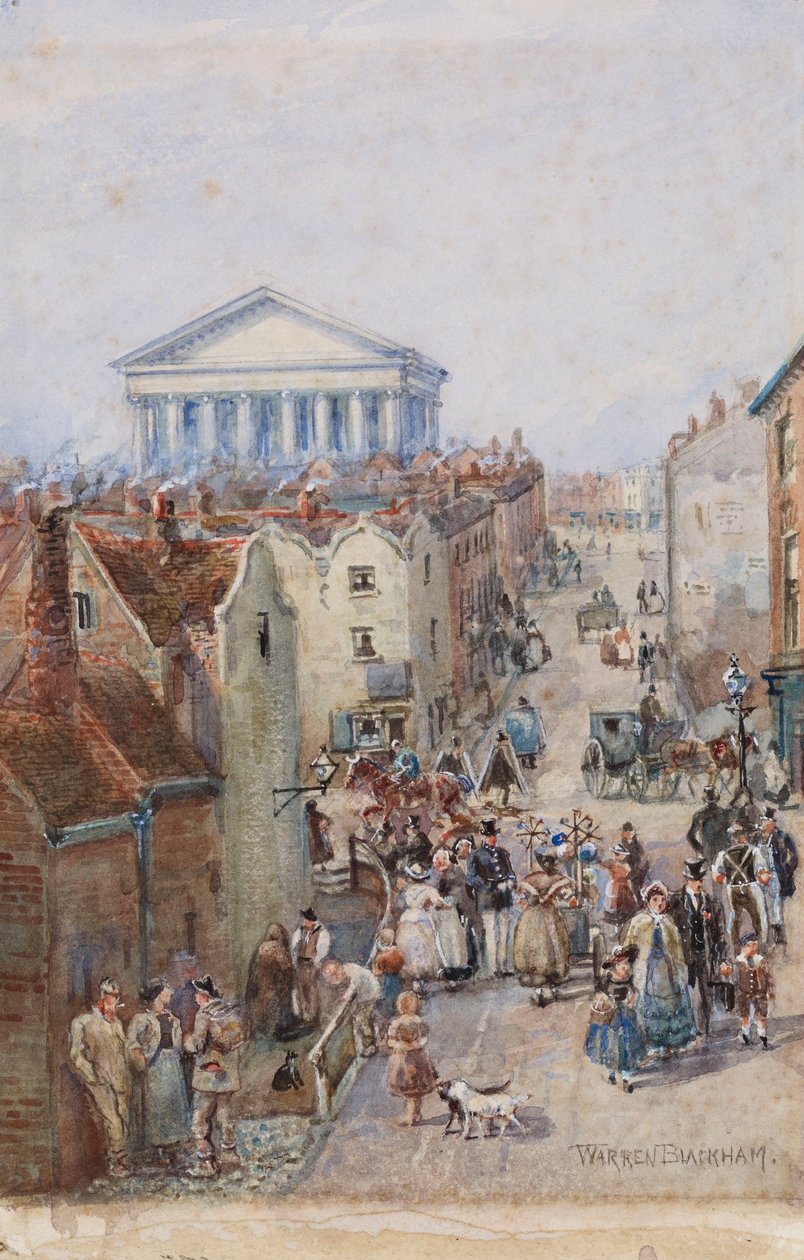 Hill Street, 1850 od Warren Blackham