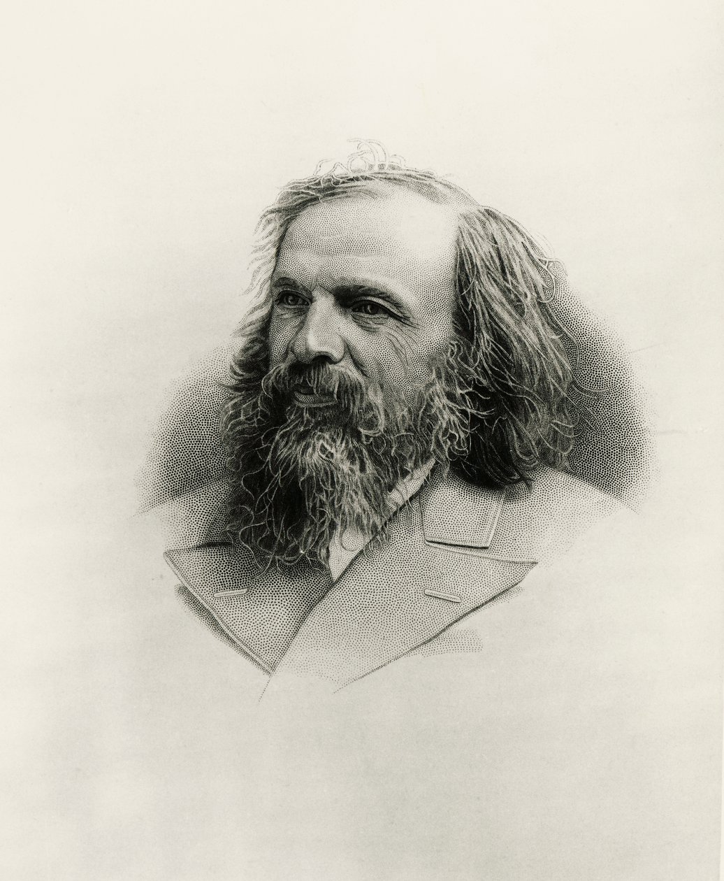 Portrét Dmitrije Ivanoviče Mendělejeva (Tobolsk od Warwick (after) Brookes