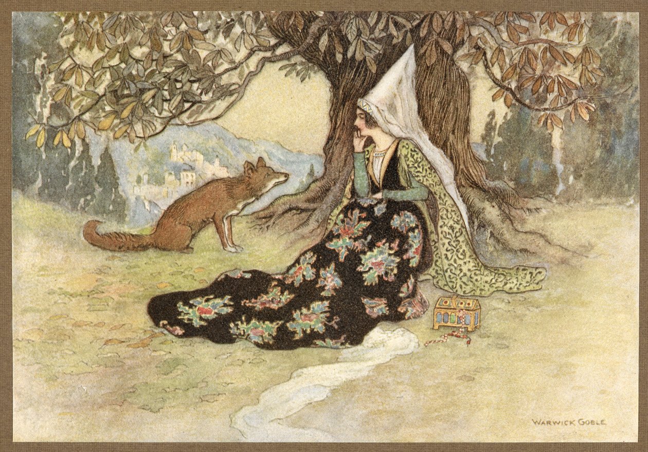 Grannonia a liška, z Hada. od Warwick Goble
