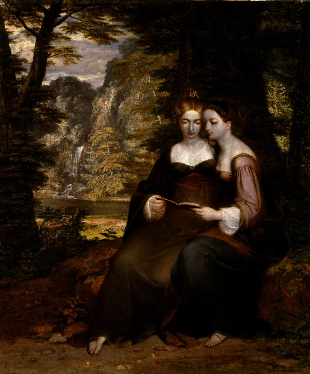 Hermia a Helena od Washington Allston