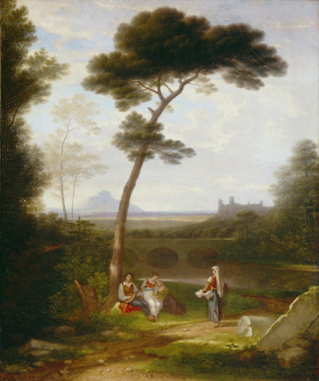 Italská krajina, 1828-30 od Washington Allston