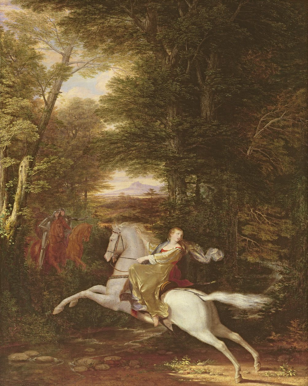 Let Florimell, 1819 od Washington Allston
