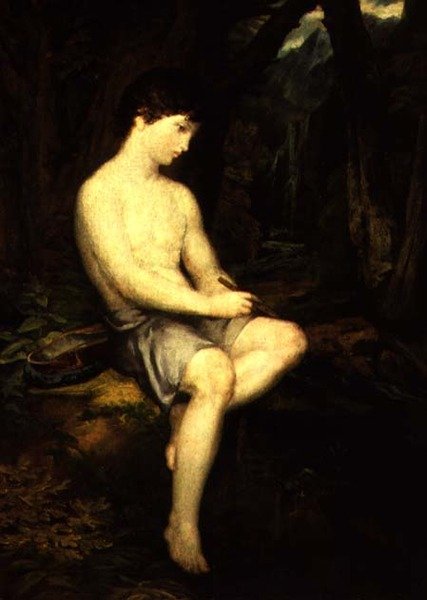 Italský ovčák, kolem 1821-23 (olej na plátně) od Washington Allston
