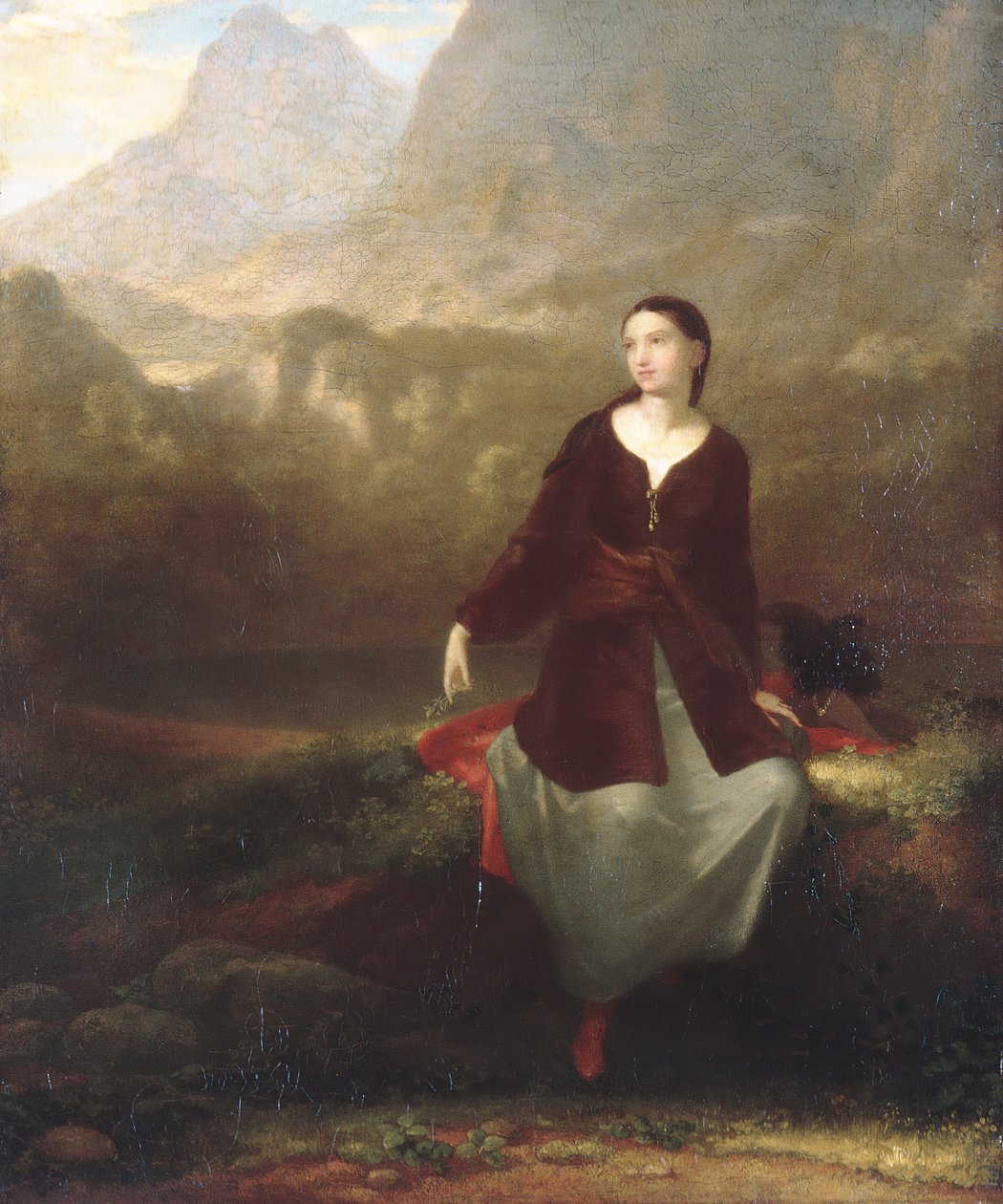 Španělská dívka ve snění, 1831. od Washington Allston