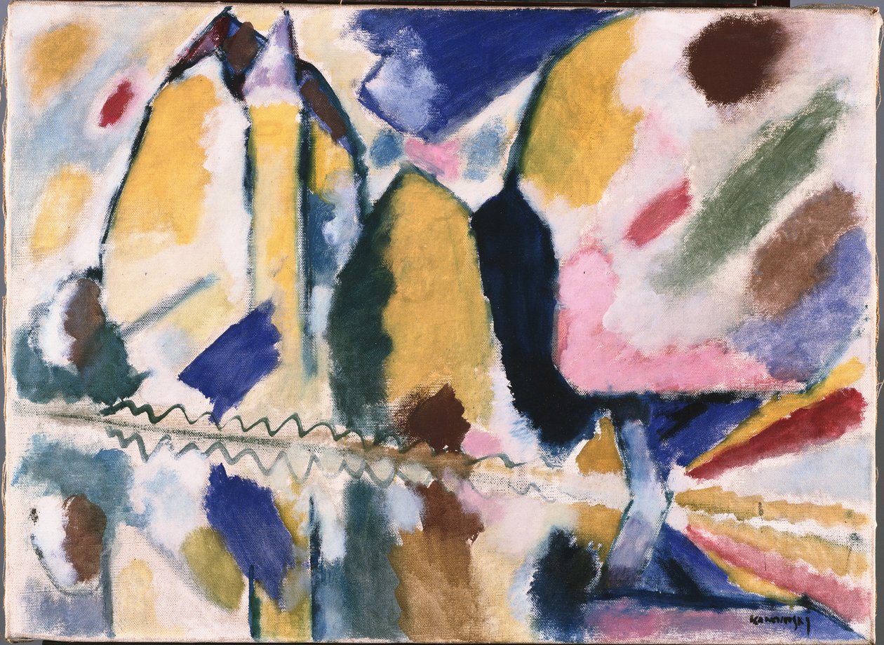 Podzim-II od Wassily Kandinsky