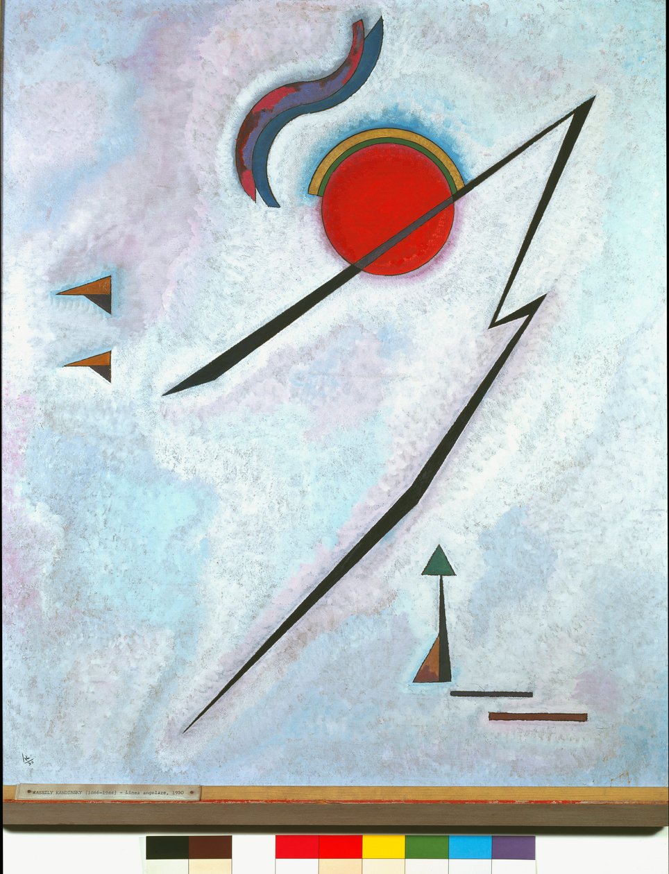 Hranatá čárová malba Vasilije Kandinského (nebo Wassily Kandinského nebo Kandinského, 1866-1944) 1930 Řím Galleria Nazionale dArte Moderna od Wassily Kandinsky