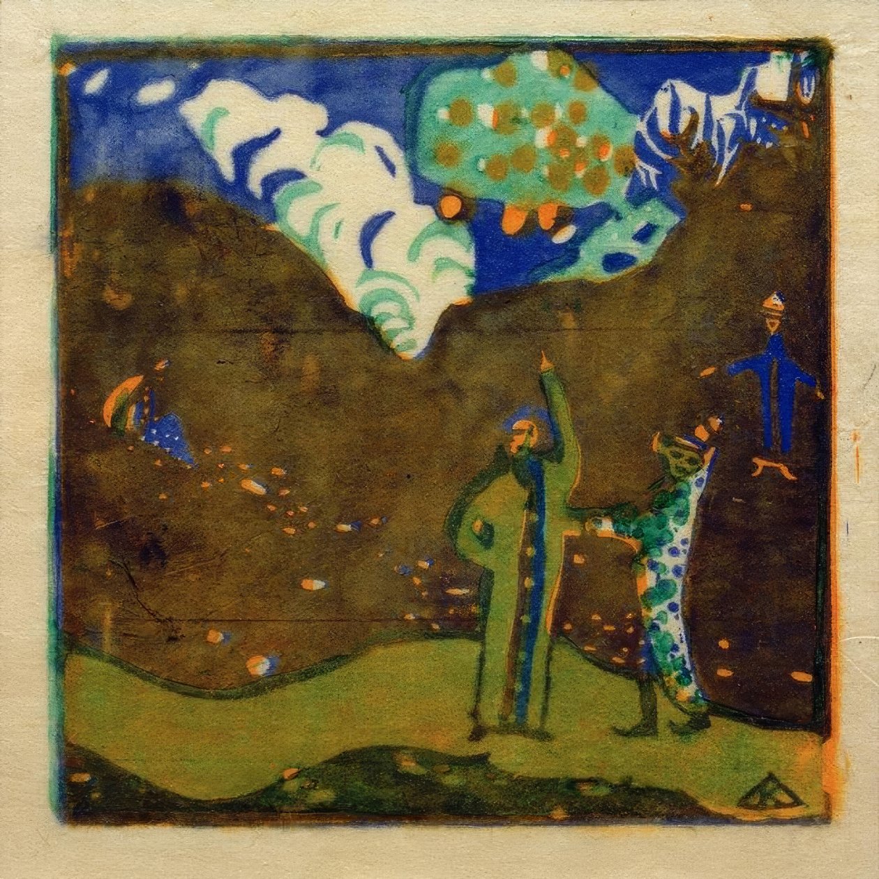 jabloň od Wassily Kandinsky