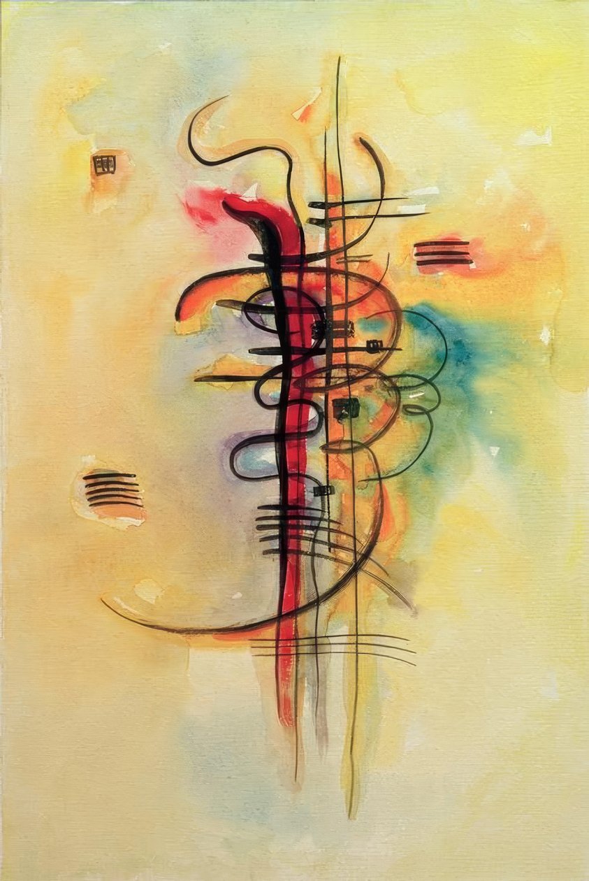 Akvarel číslo 326 od Wassily Kandinsky