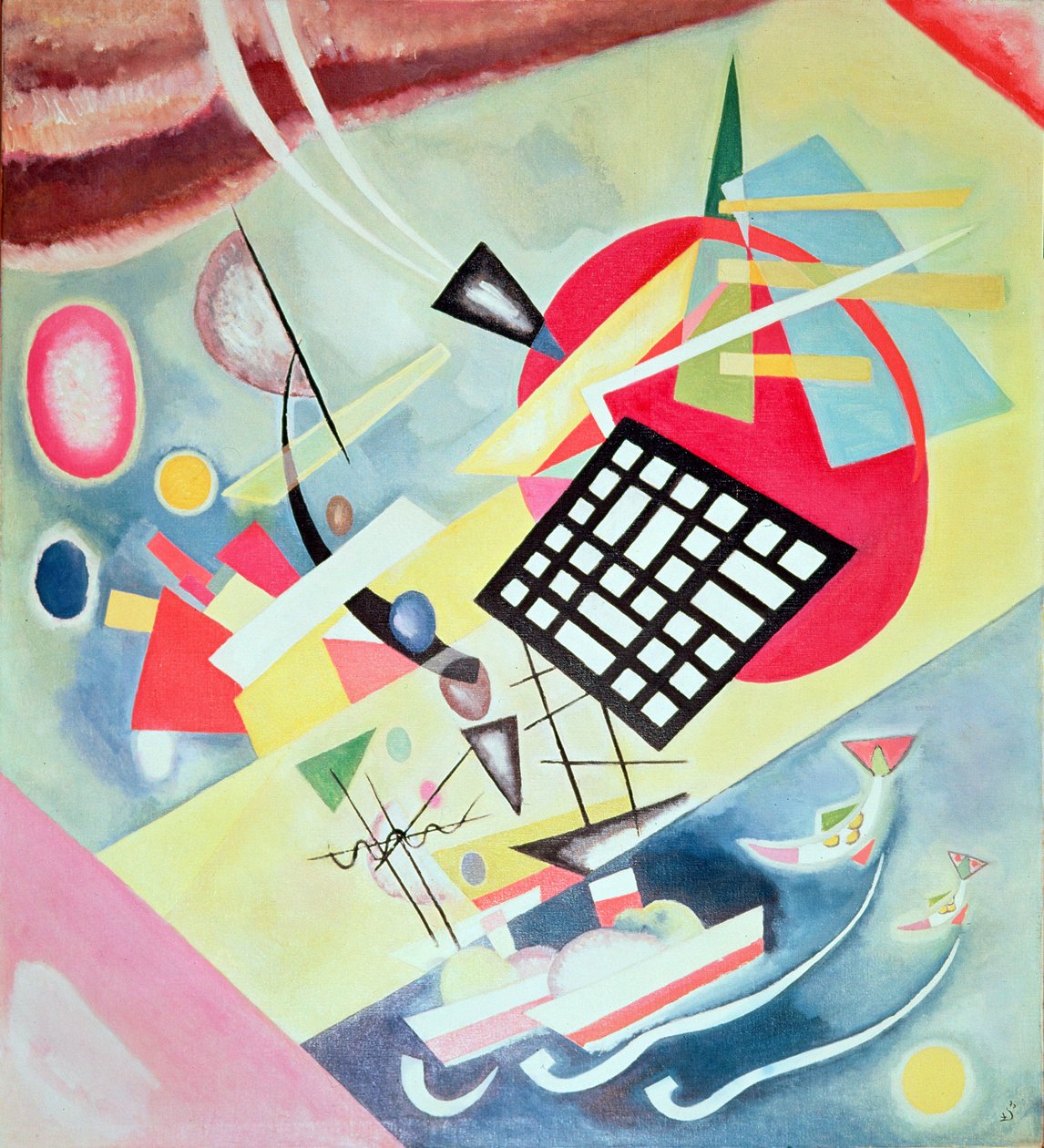 Černá síť, 1922 od Wassily Kandinsky