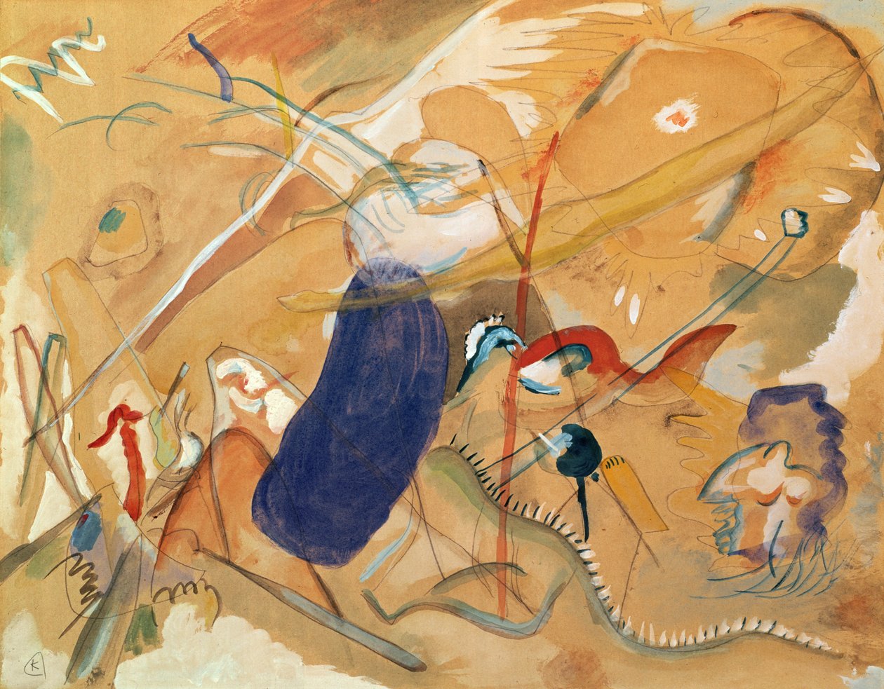Blaricum od Wassily Kandinsky