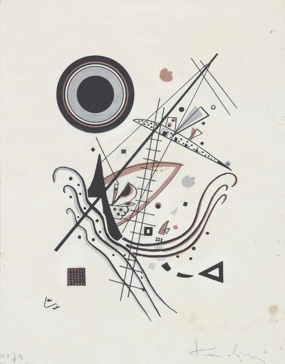 Blau (Modrá), 1922 od Wassily Kandinsky