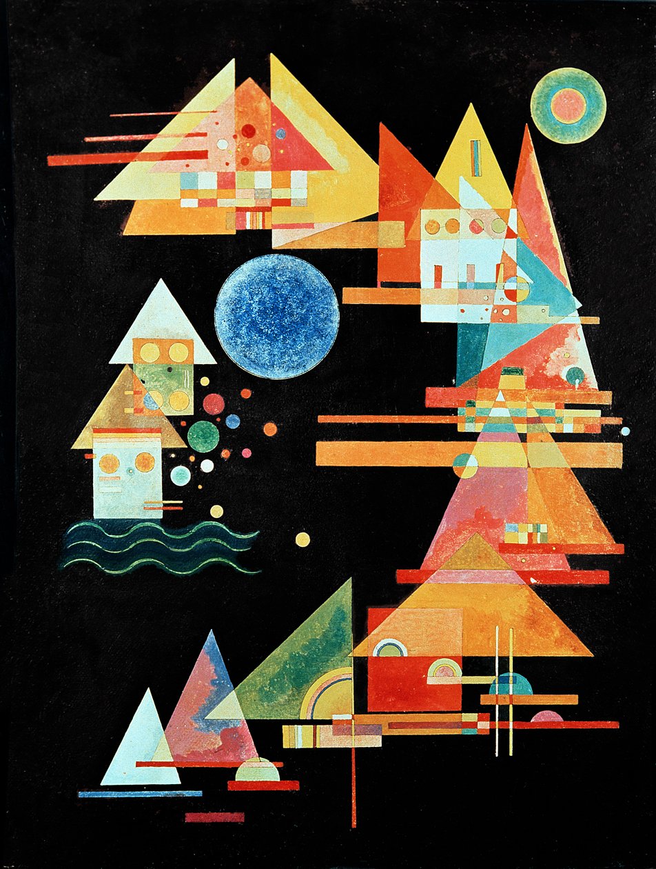 Luk a šíp, 1927 od Wassily Kandinsky