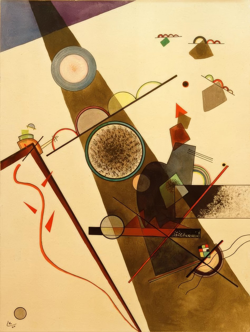 Hnědý paprsek od Wassily Kandinsky
