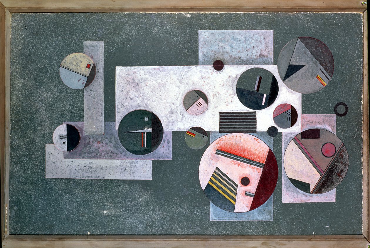 Uzavřené kruhy, 1933 od Wassily Kandinsky