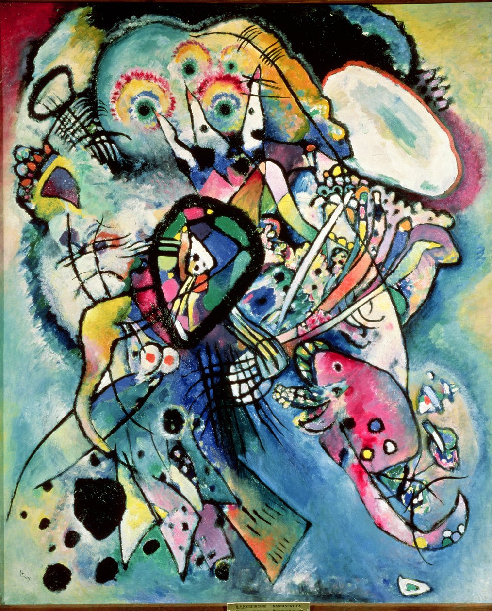Skladba č.218, 1919 od Wassily Kandinsky