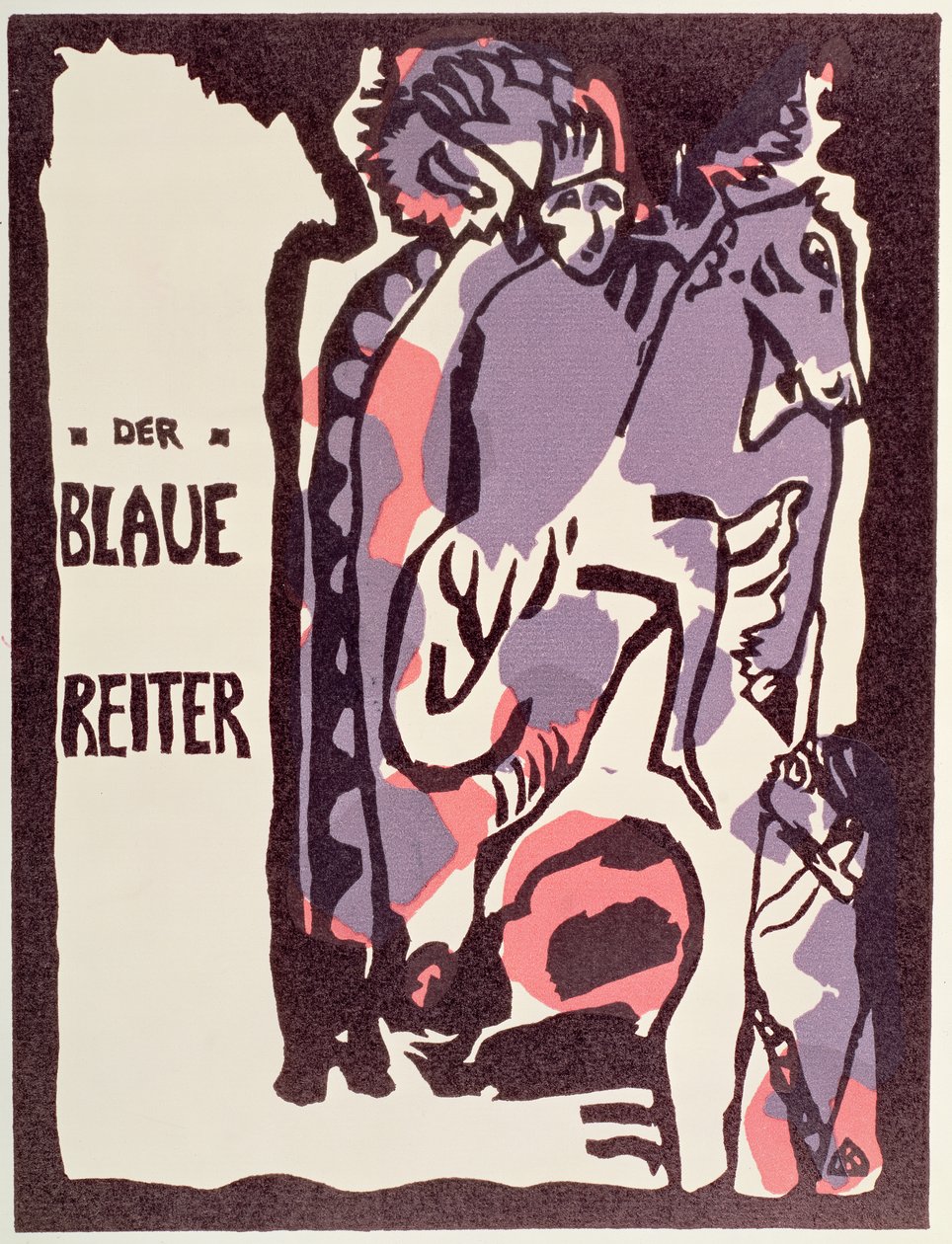 Obálka katalogu pro Der Blaue Reiter od Wassily Kandinsky
