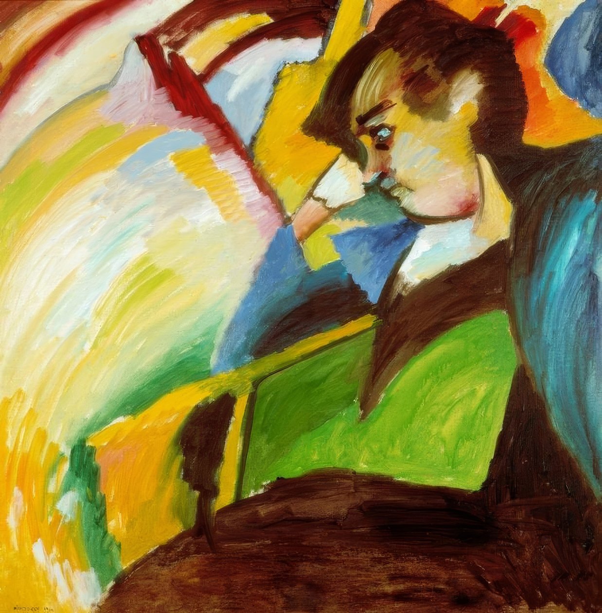 Dáma od Wassily Kandinsky