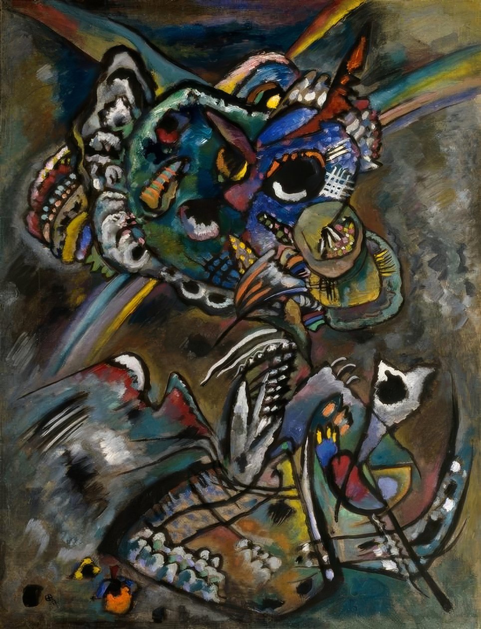soumrak od Wassily Kandinsky
