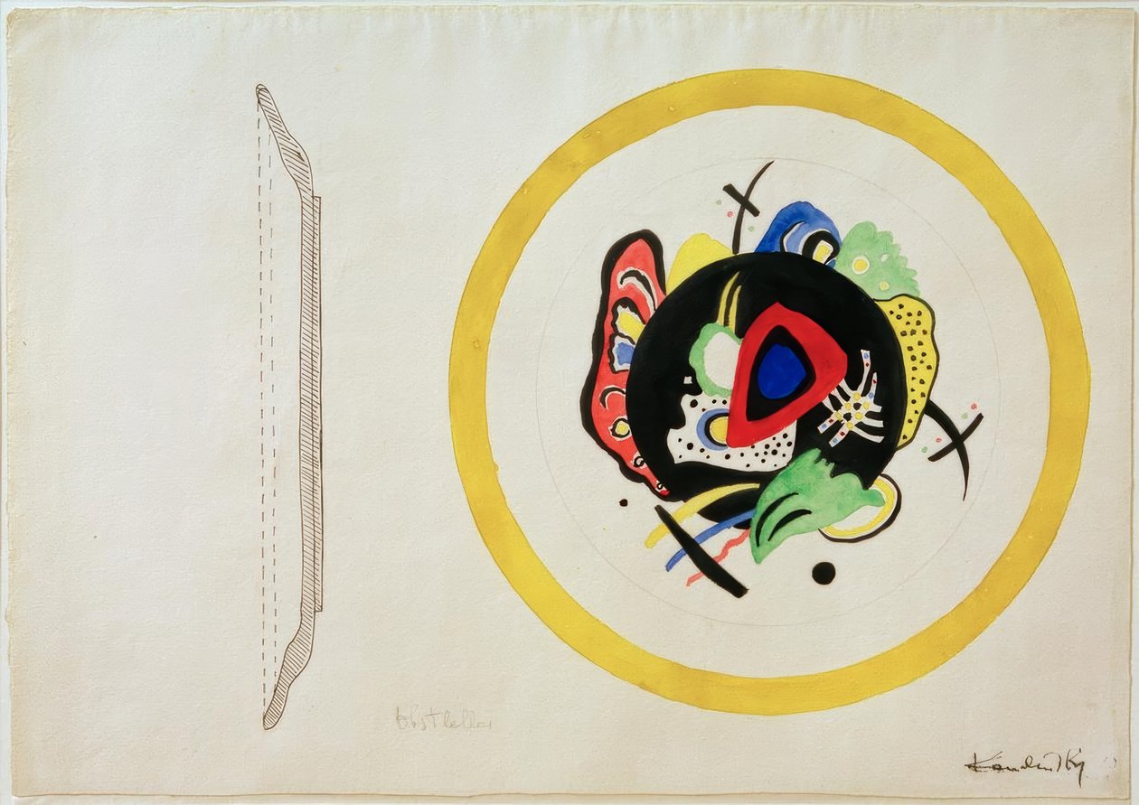 Design pro ovocný talíř od Wassily Kandinsky