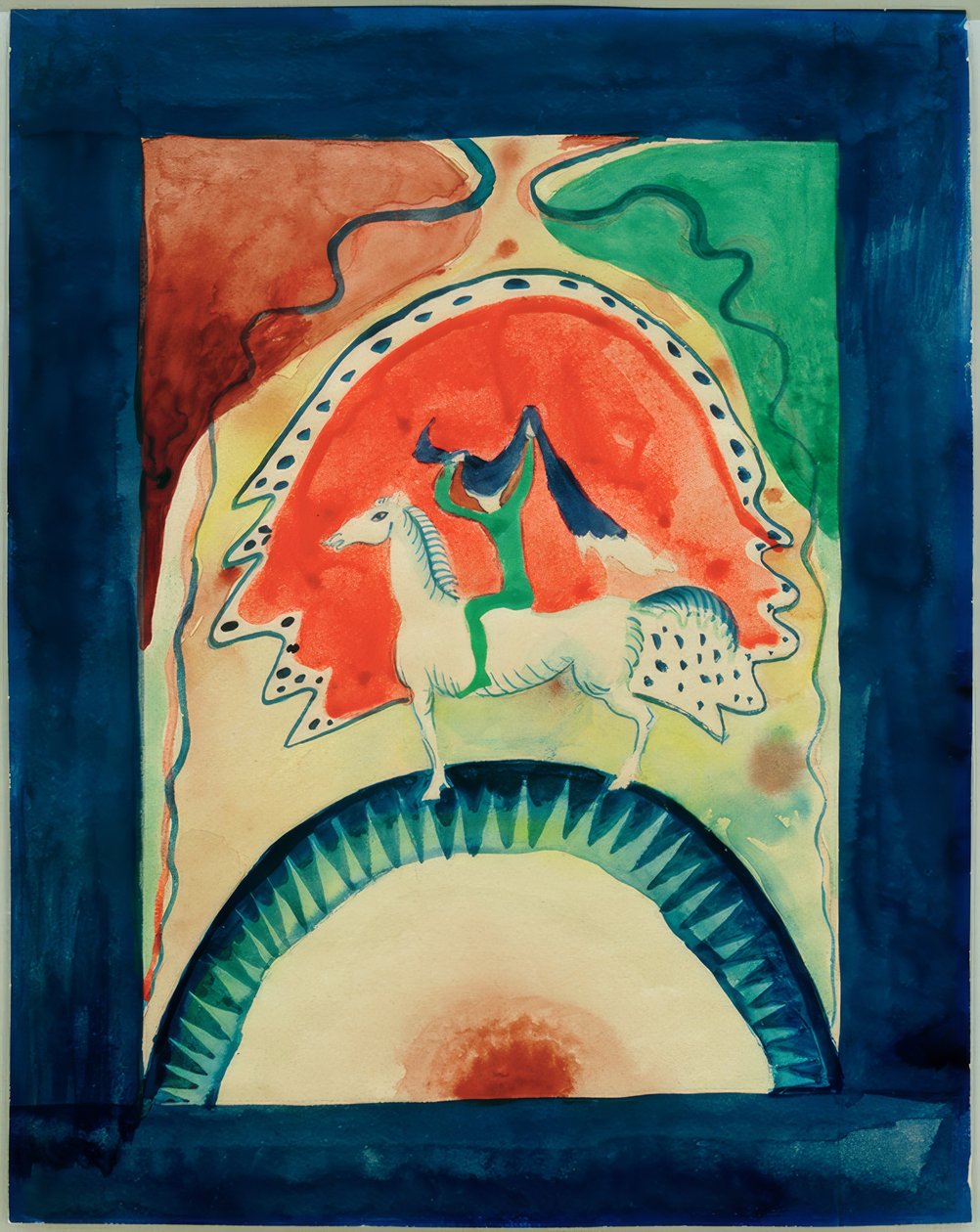 Design pro obálku Almanachu Der Blaue Reiter od Wassily Kandinsky