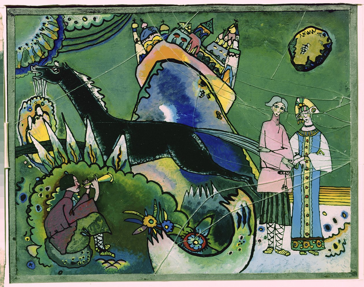 Zlatý oblak, 1918 od Wassily Kandinsky