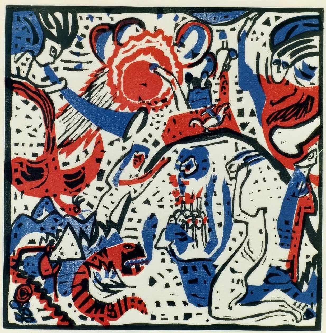 Velké vzkříšení od Wassily Kandinsky