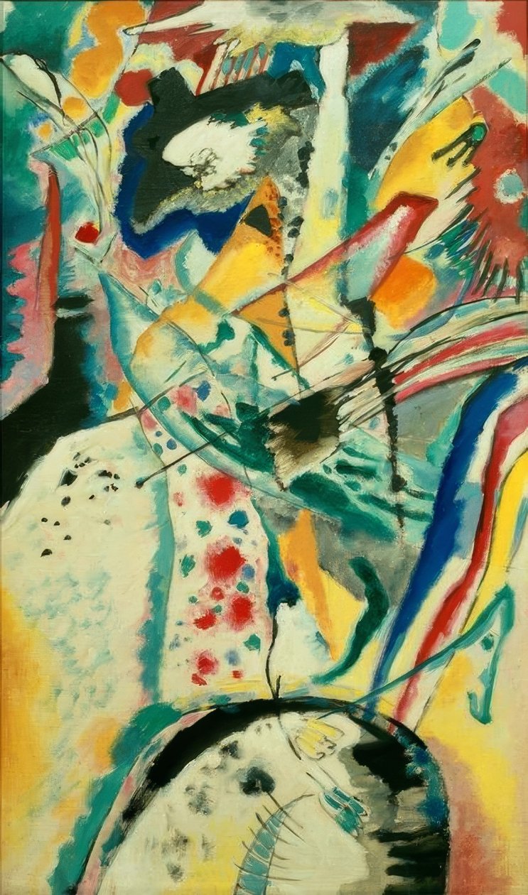 Velká studie pro nástěnnou malbu pro Edwina R. Campbella č. 3 od Wassily Kandinsky