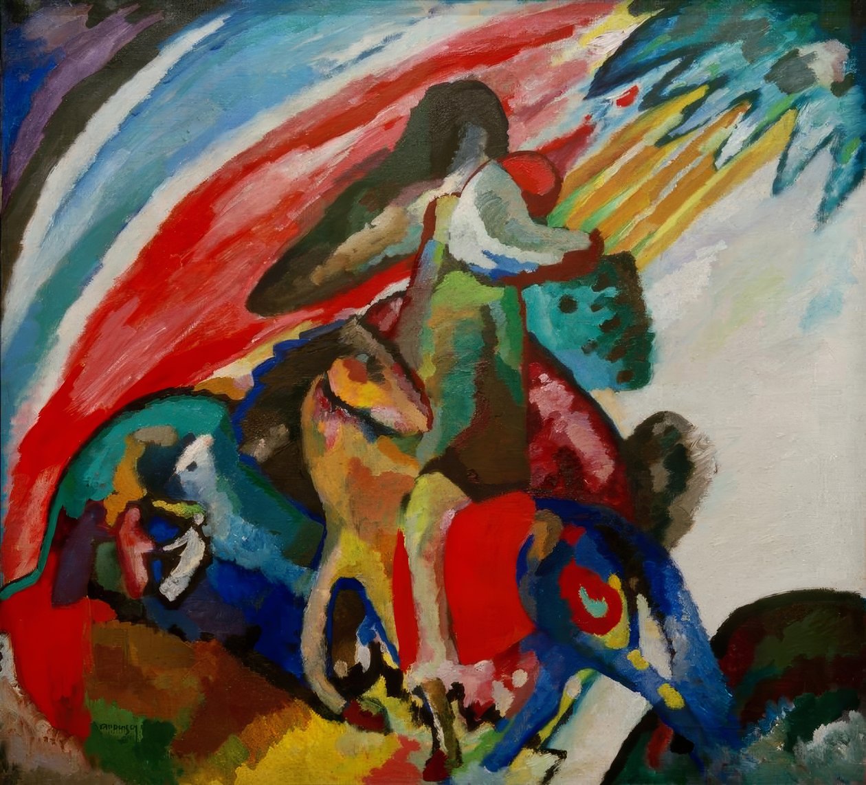 Improvizace 12 (Jezdec) od Wassily Kandinsky