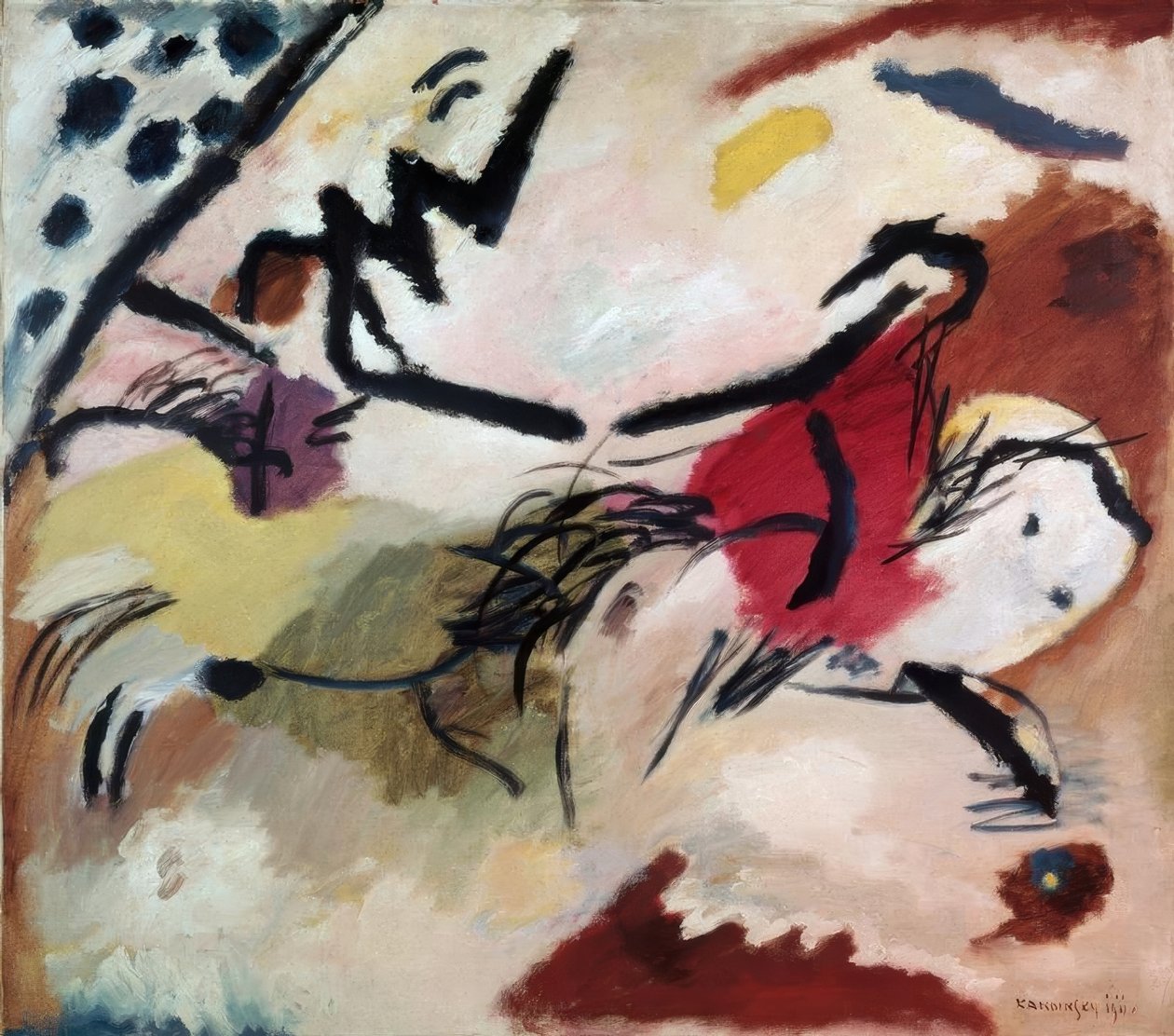 Improvizace 20 (koně) od Wassily Kandinsky