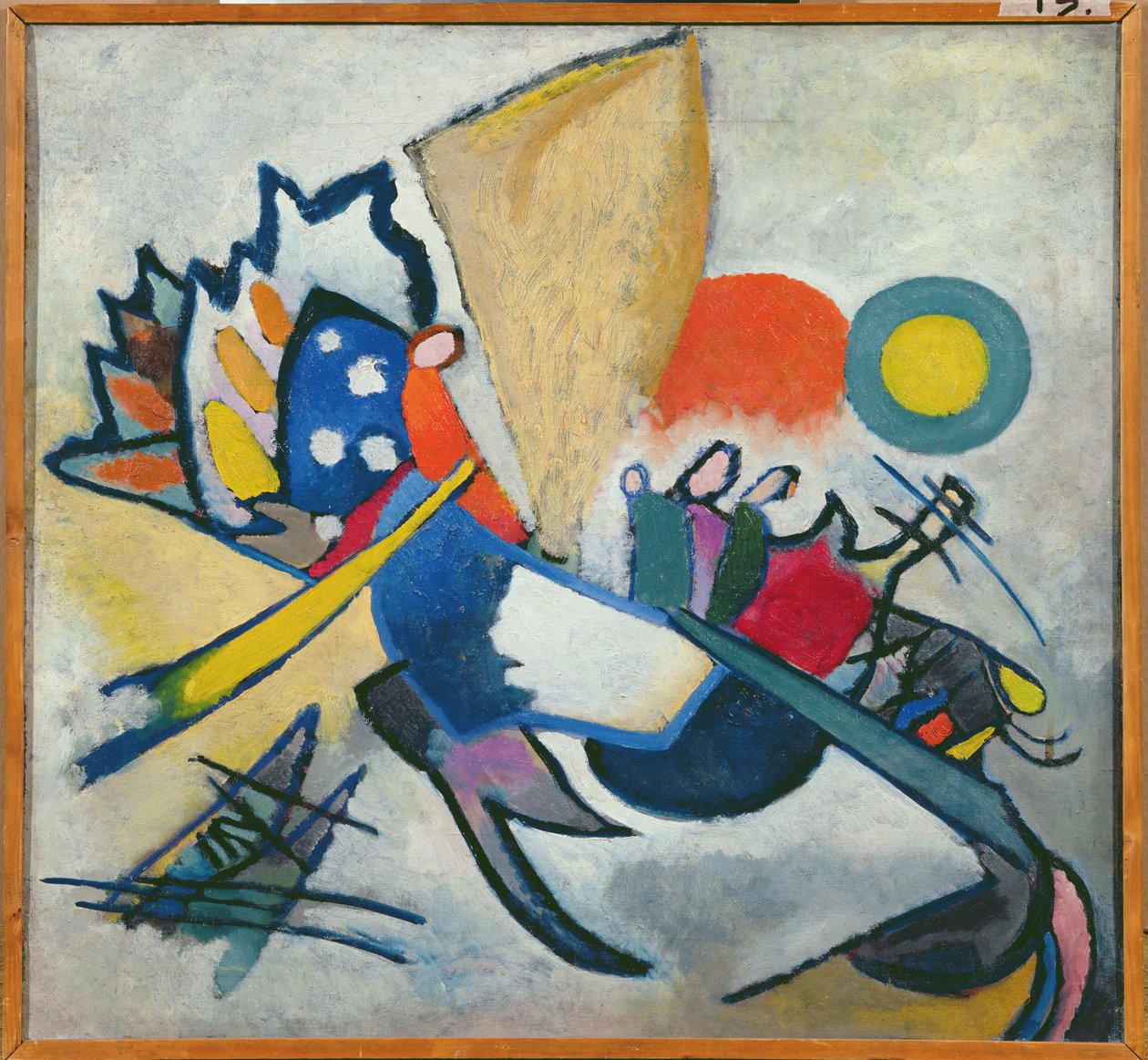 Improvizace 209, 1917 od Wassily Kandinsky